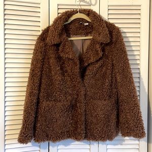 H&M teddy coat